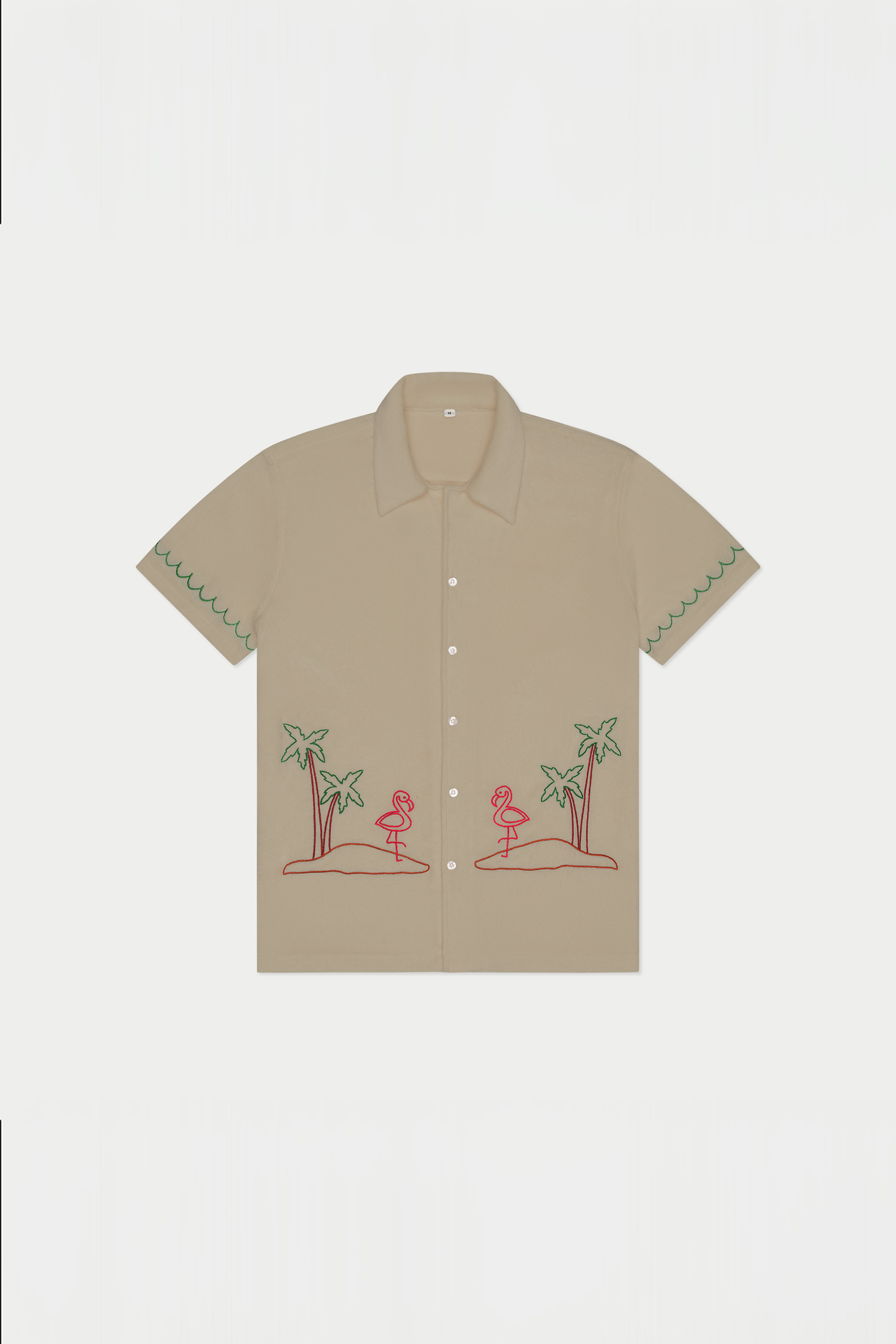 Flamingo Beach Terry Shirt