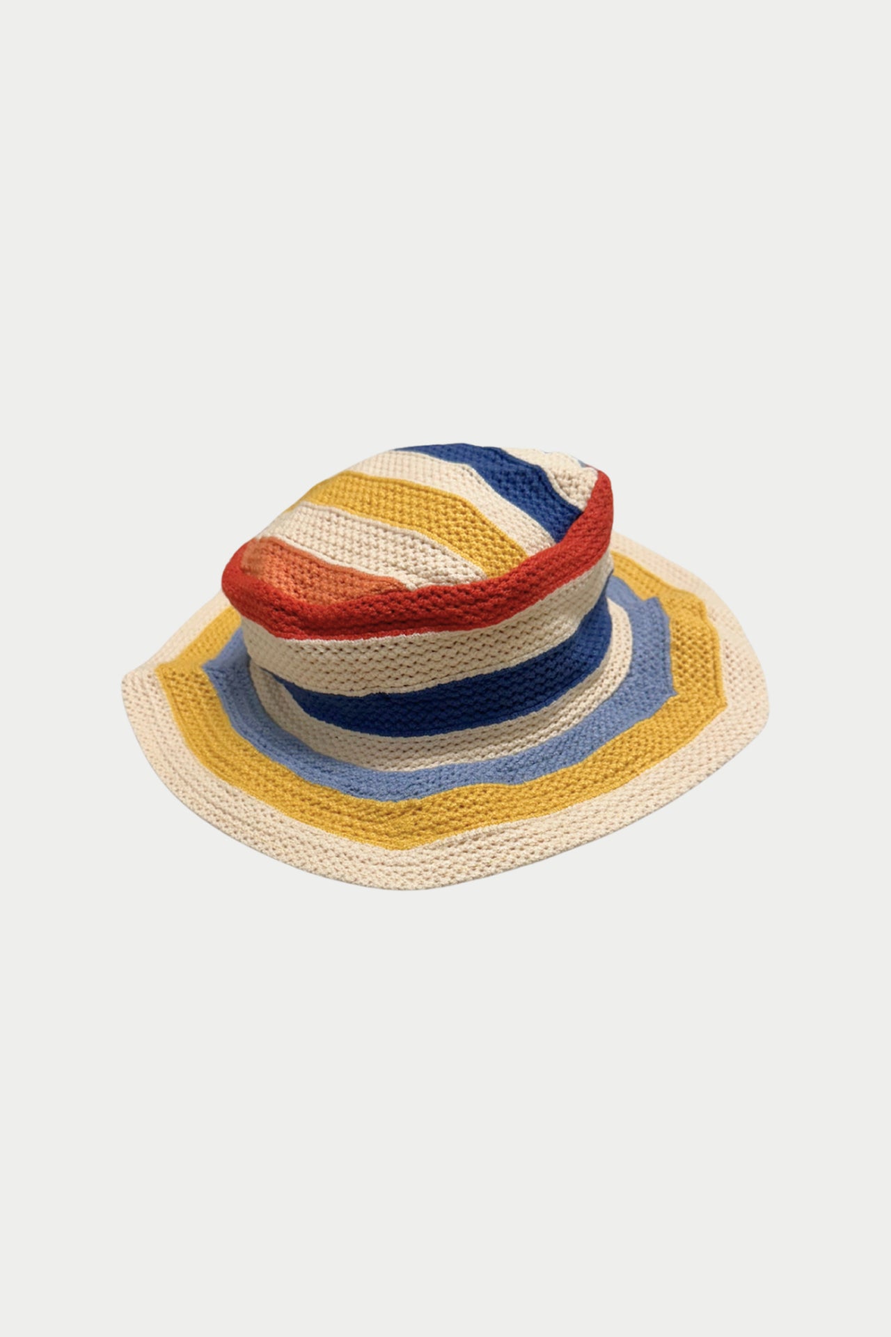 Striped Knit Bucket Hat