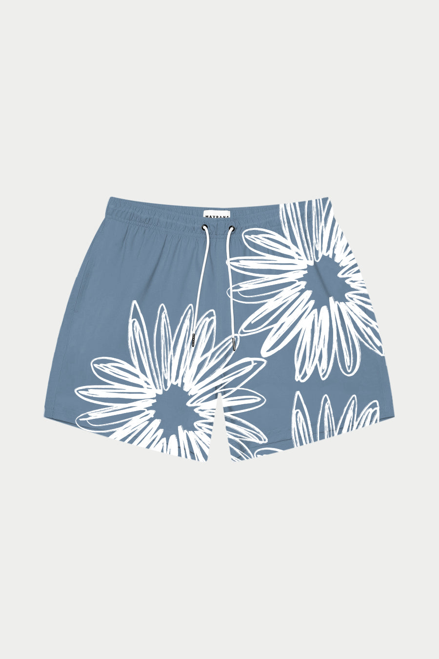 Blue Sunflower Swim Short