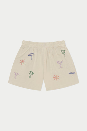 Palms Linen Short