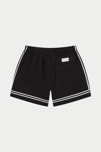 Black Game Swim Short