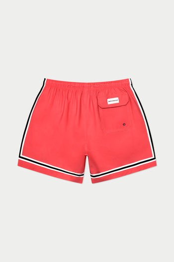 Neon Coral Game Swim Short