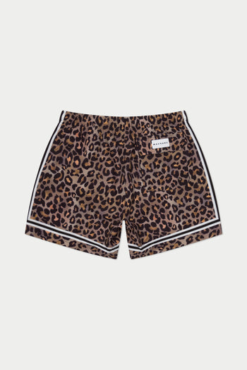 Leopard Game Swim Short