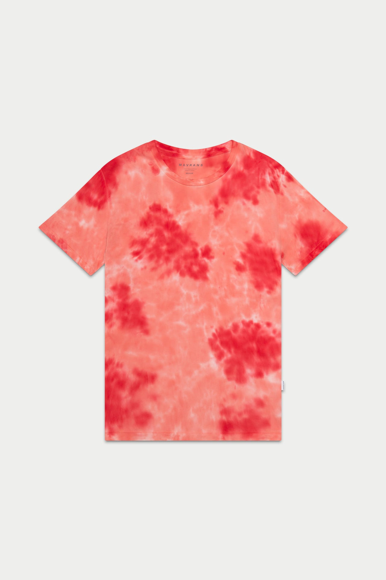 Coral Tie Dye Short Sleeve Tee