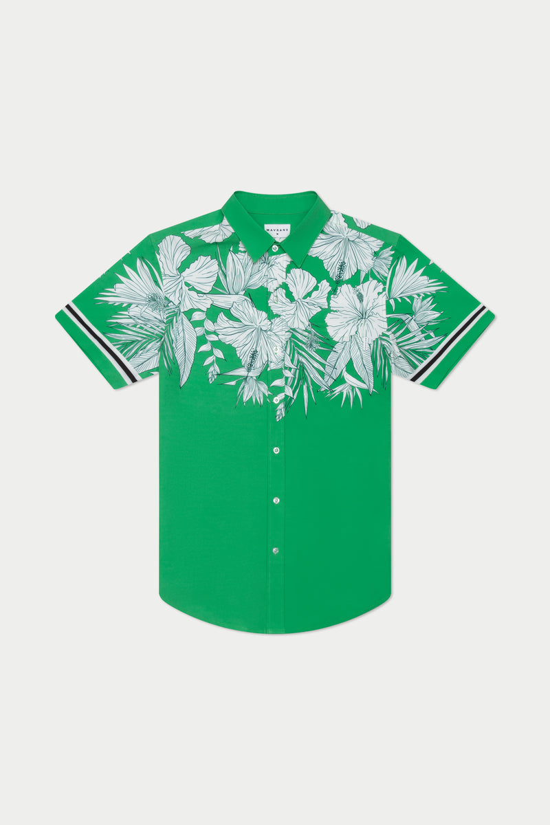 Tropical Green Game Weekend Shirt