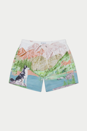 Happy Camper Swim Short