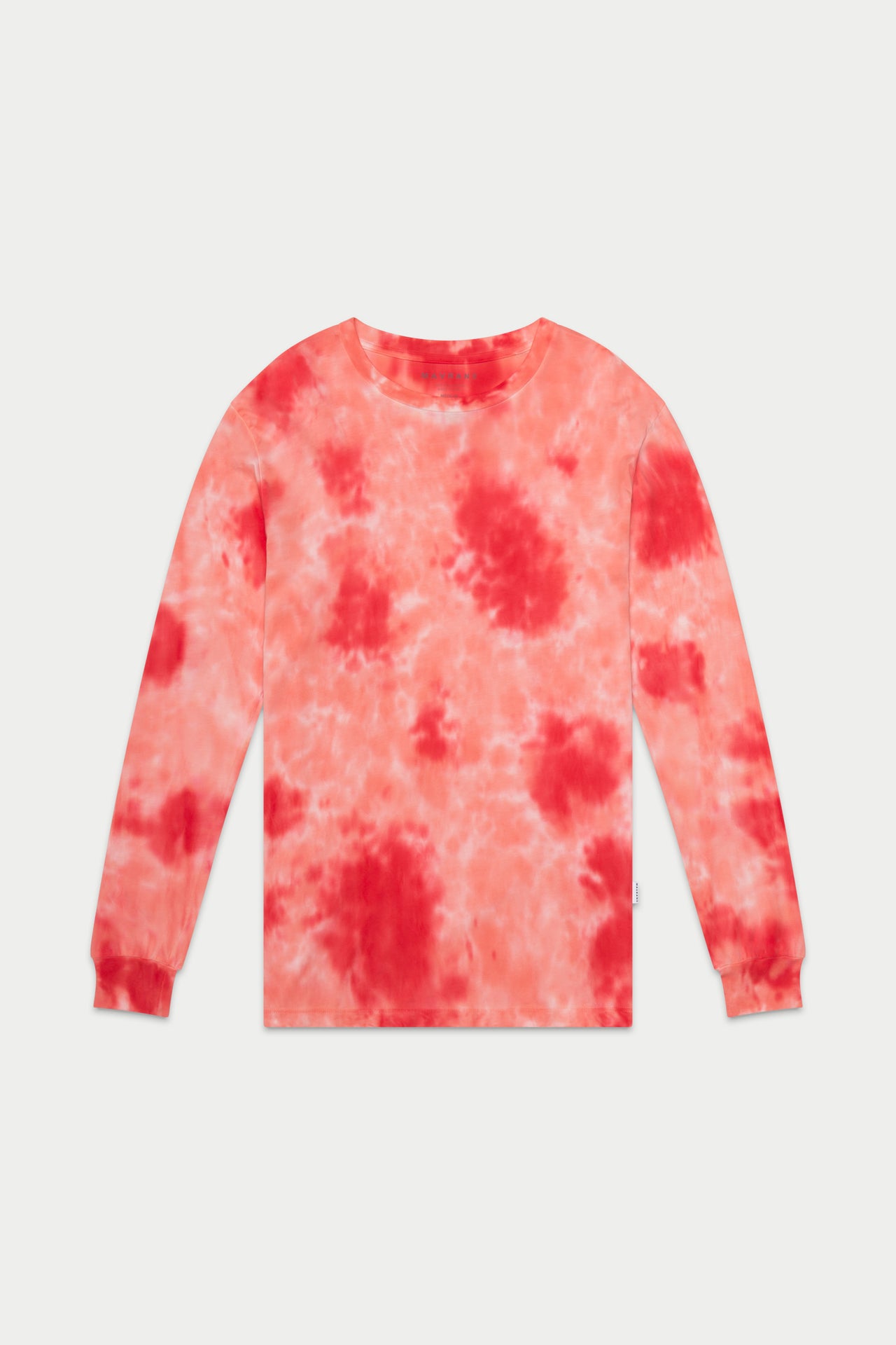 Coral Tie Dye Long Sleeve Tee