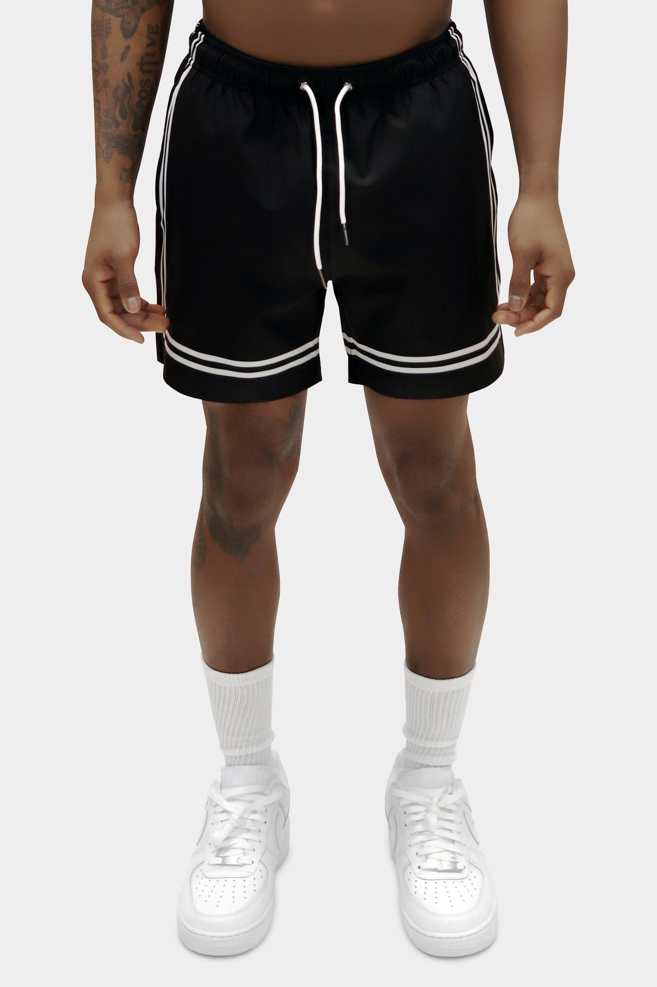 Black Game Swim Short