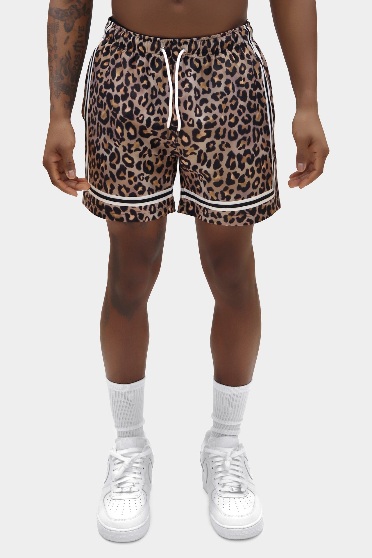 Leopard Game Swim Short