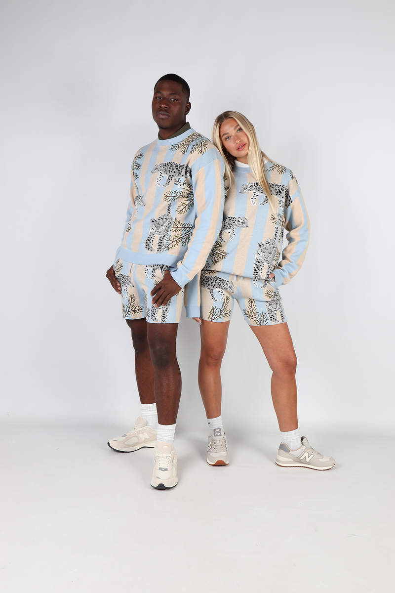 Snow leopard hot sale knit sweater